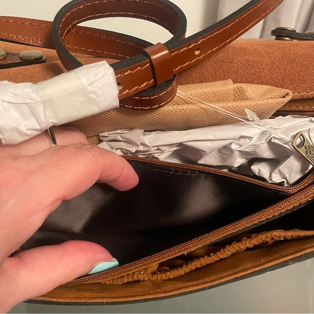 Patricia Nash Watercolor Butterfly cross body purse NWT - Picture 13 of 16